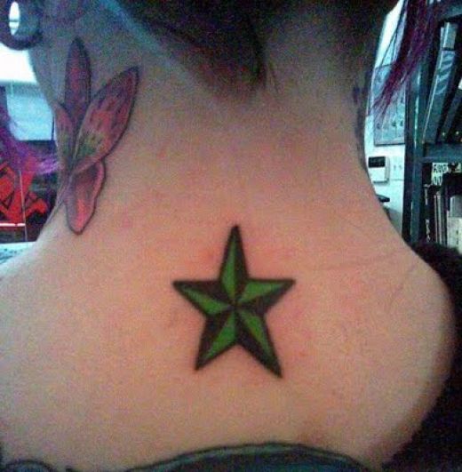  especially dark green and I do like the neck tattoos
