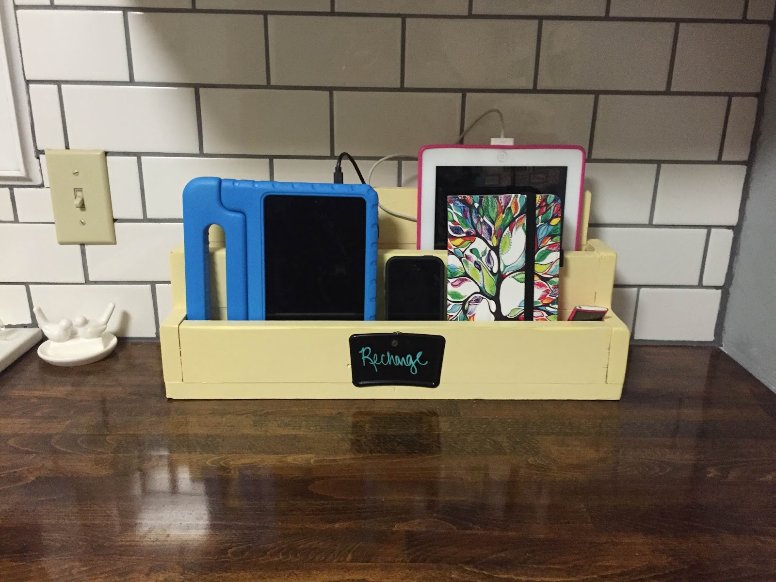 DIY Charging Station The Dabbling Crafter