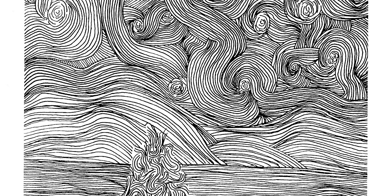 Older Line Pen & Ink Drawings from the Early Series circa 1981 by Peter