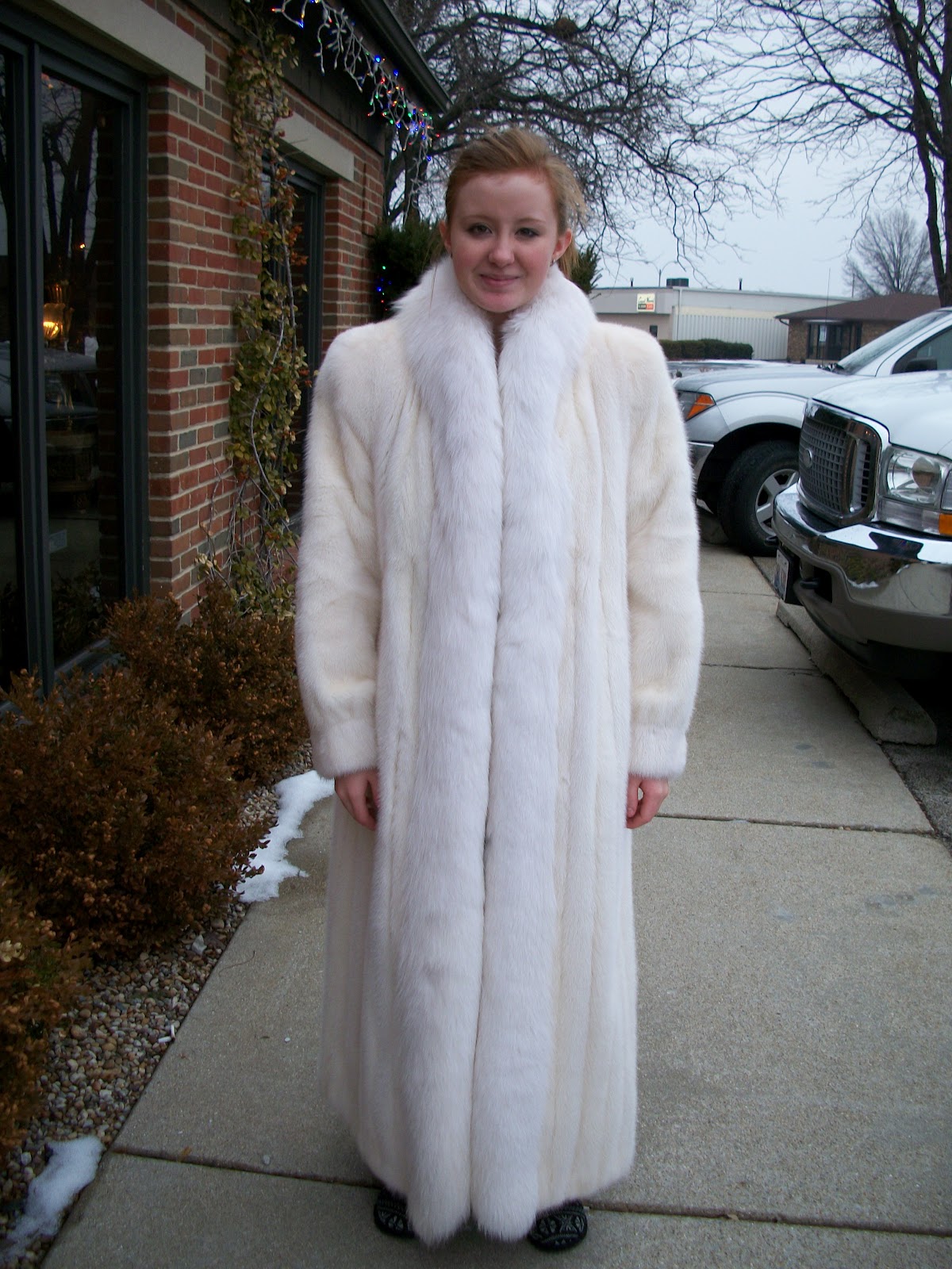 White Mink Coats Women