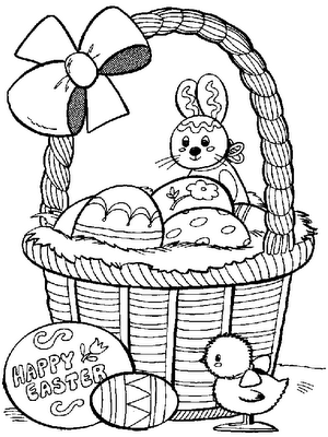 transmissionpress: Happy Easter of Bunny Coloring Pages