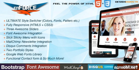 enFORCE - BootStrap Responsive HTML5 Template