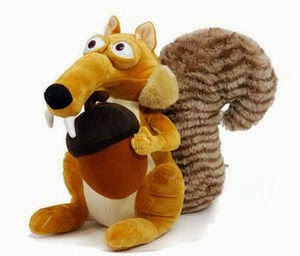 TripleClicks Products: Sid Sloth, Plush Squirrel - Ice Age 3