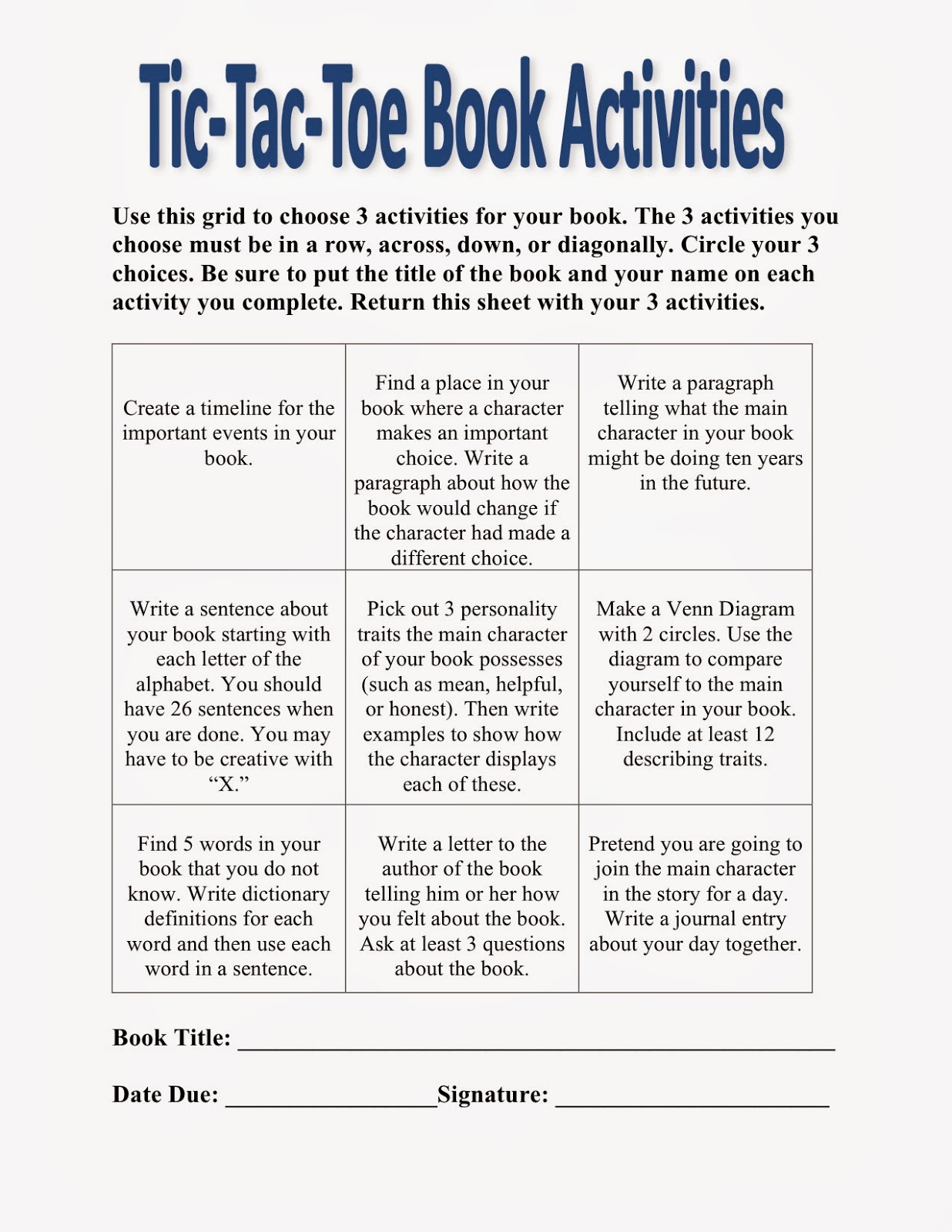book report menu book reports on book sheets report rd grade book report menu book reports on book sheets report rd grade
