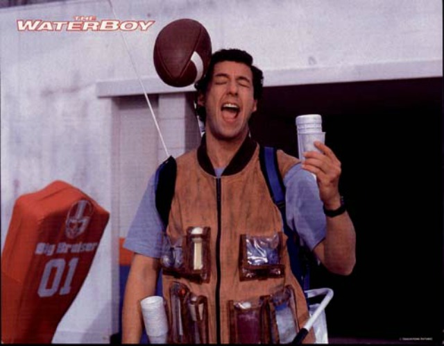 in the WaterBoy movie.