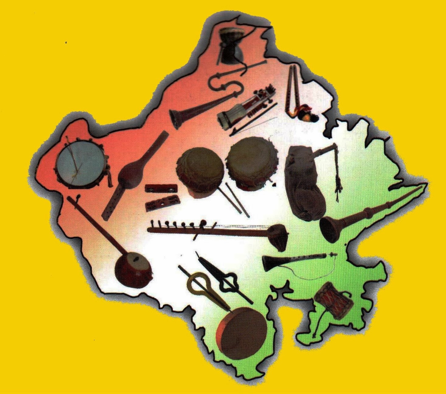 Folk Musical Instruments of Rajasthan अलगोजा, बाँकिया, भपंग, चंग, डमरू, इकतारा, जंतर और