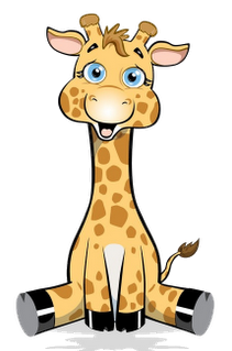 Cute giraffes png