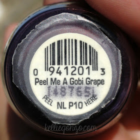 OPI Peel Me a Gobi Grape label