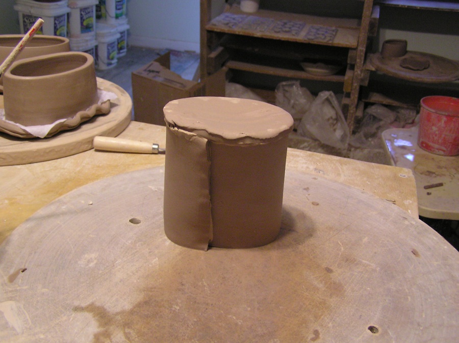 Fine Mess Pottery Photo Tutorial SlabBuilt Lidded Jar