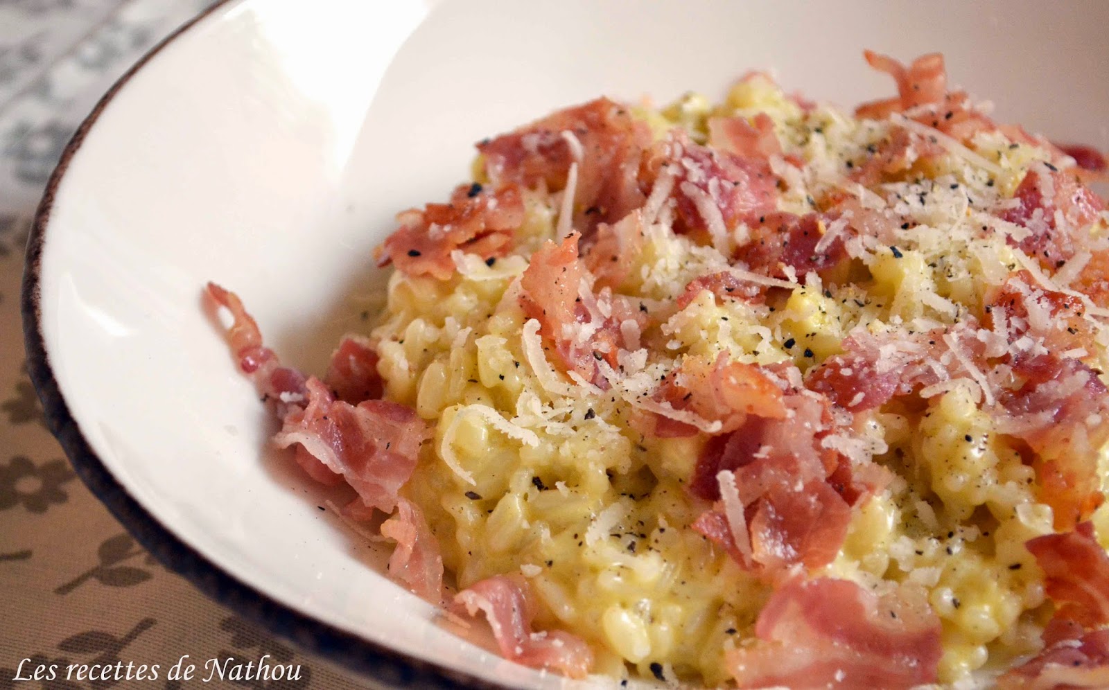 Risotto Carbonara Recipe — Dishmaps