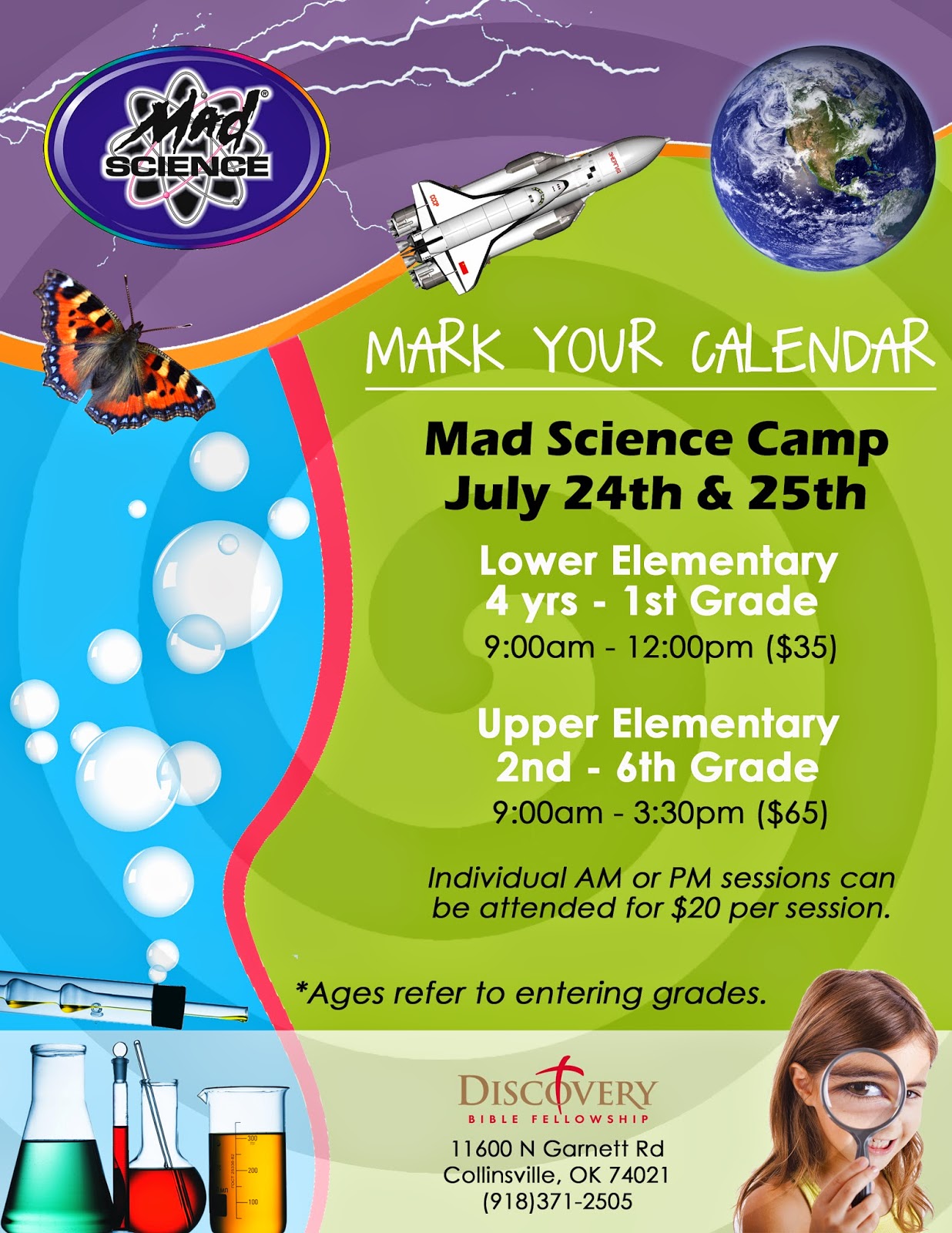 Mad Science Camp - Owasso, OK: Kids! You Are Invited To...