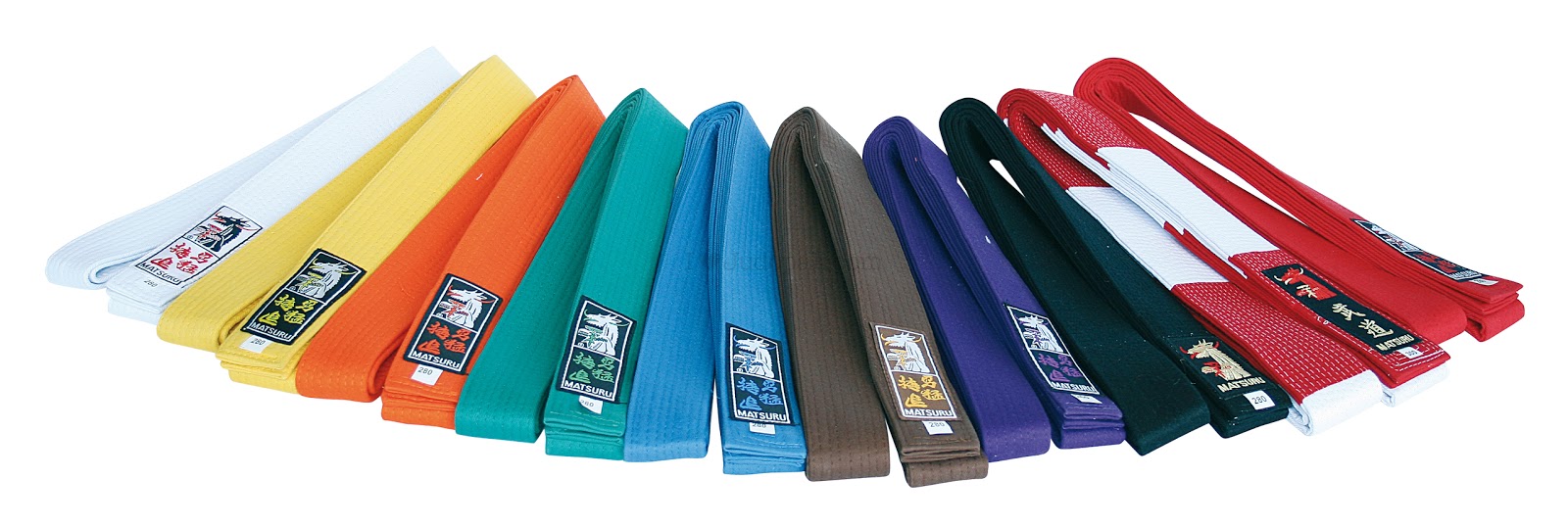 Magento Matsuru judoband of karateband met naam geborduurd