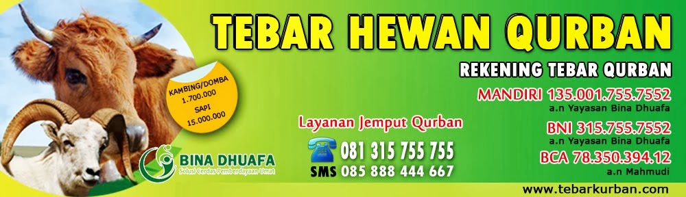 Tebar  Kurban Nusantara | Bina Dhuafa Indonesia