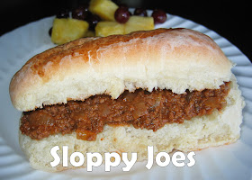 Pink Cookies with Sprinkles: Homemade Ketchup makes delicious Sloppy Joes!