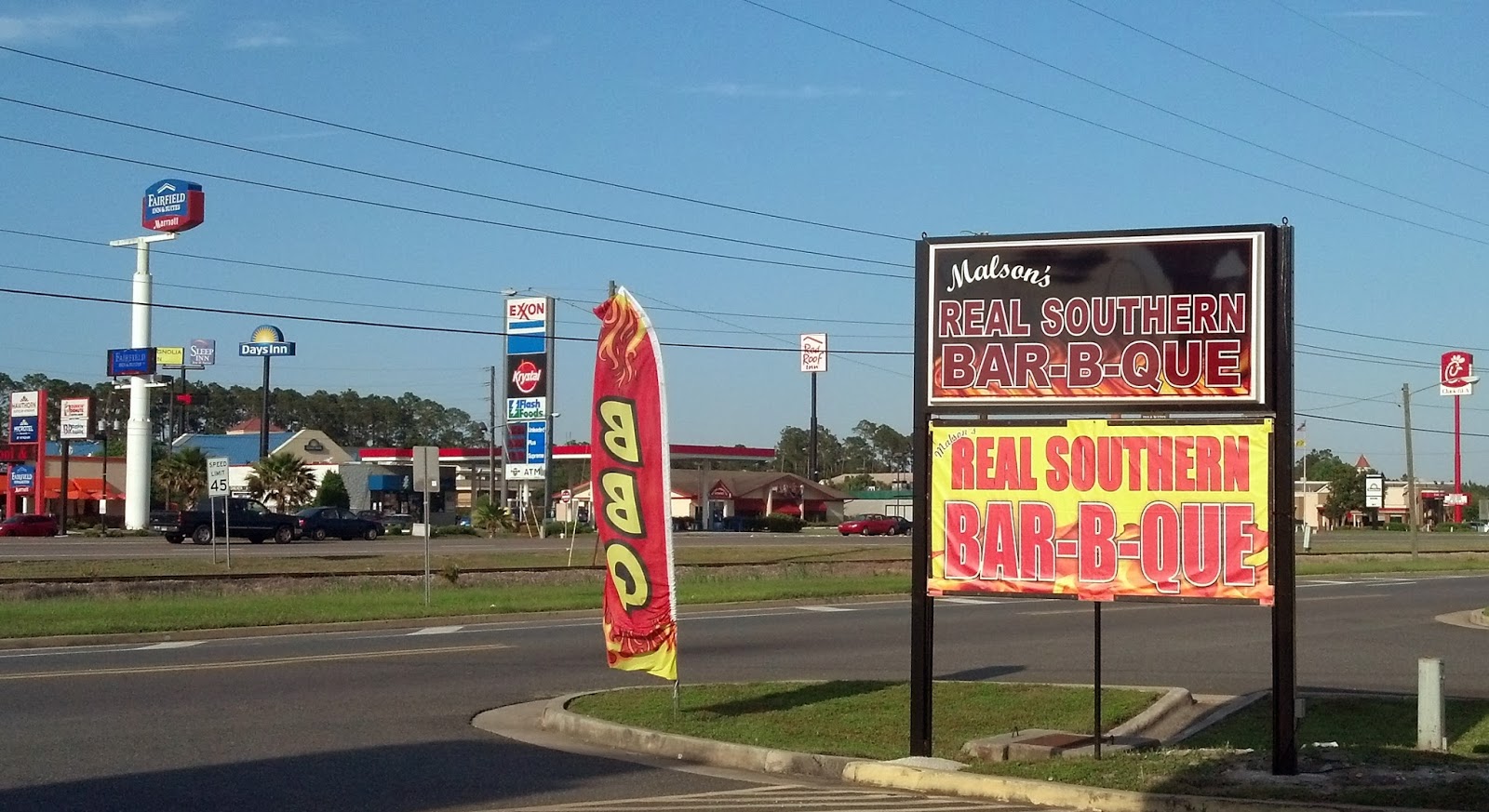 Smoked Pig and Sweet Tea Malson's Barbeque Kingsland,GA