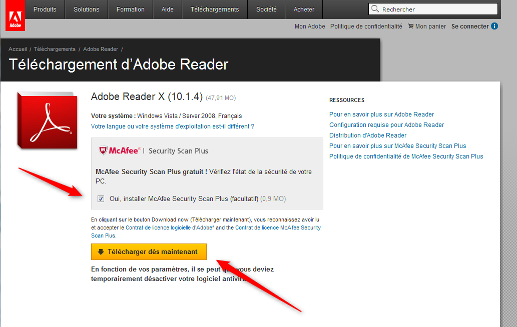 comment réparer adobe reader 9