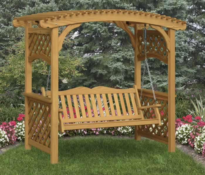 Arbor With Swing | Arbor Decal Galleries