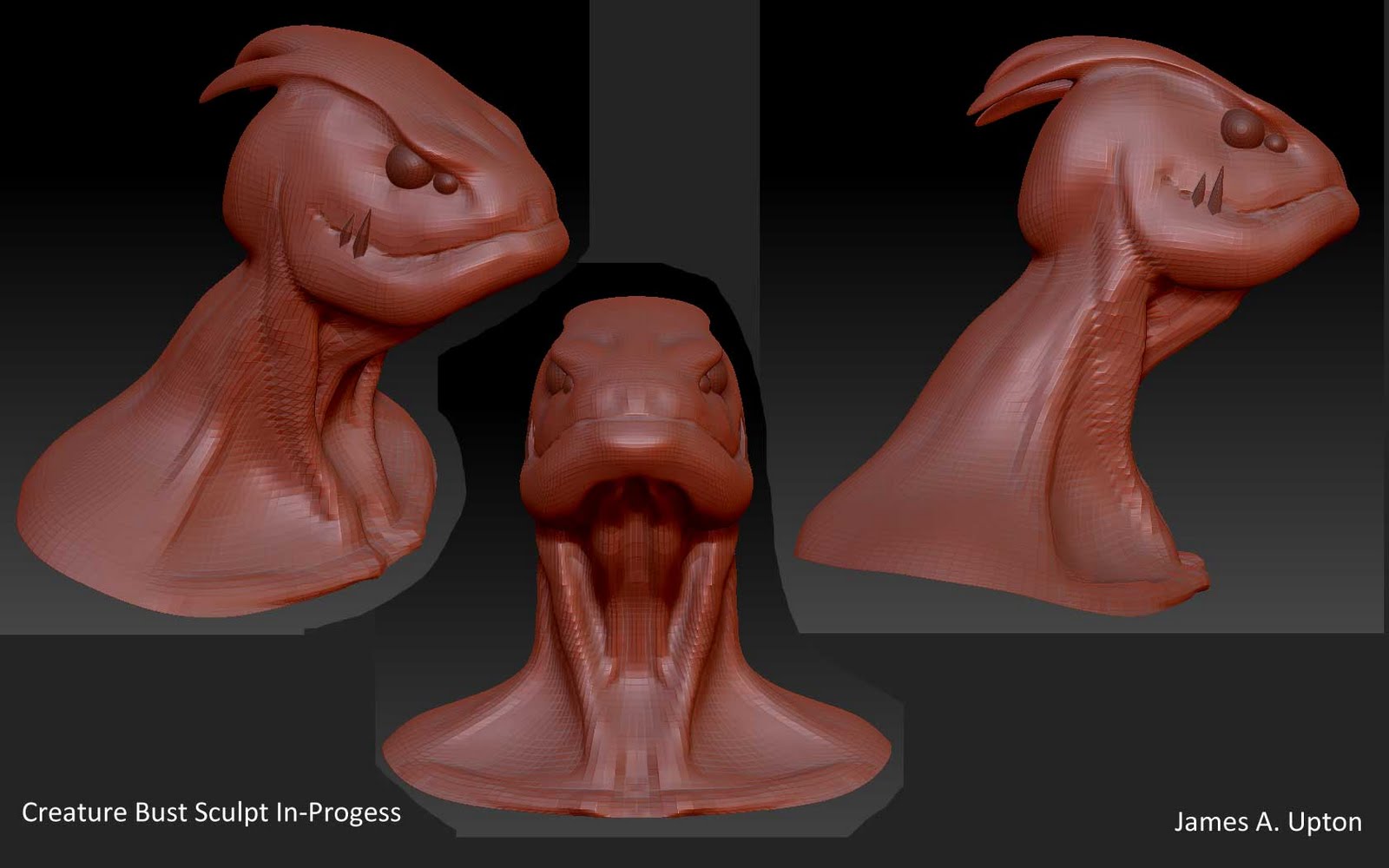 creature bust