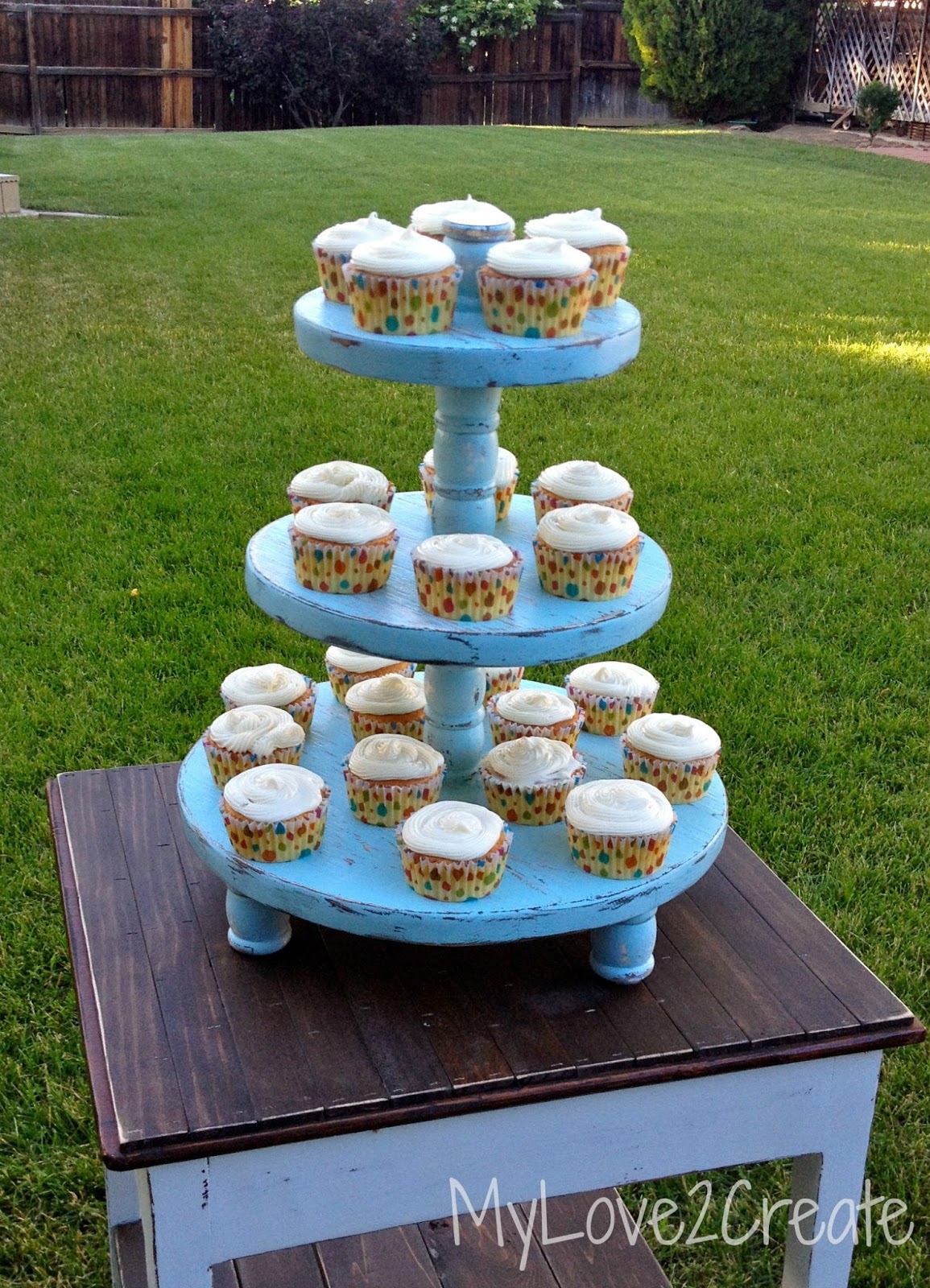 Cupcake Tower, Repurposed Style My Love 2 Create