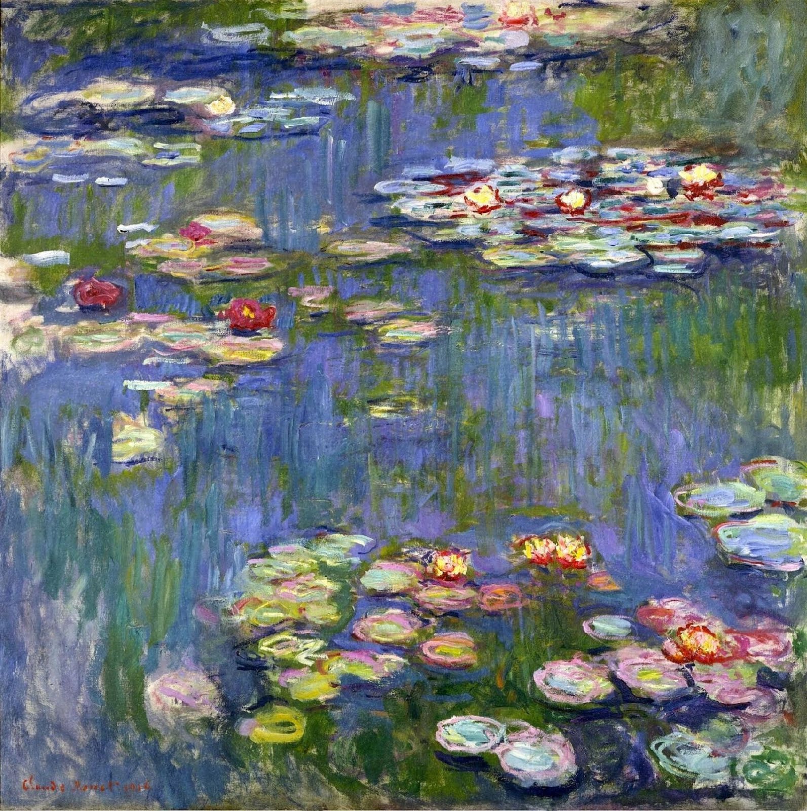 Artsy making art accessible to to anyone Click on Waterlilies to go to the site