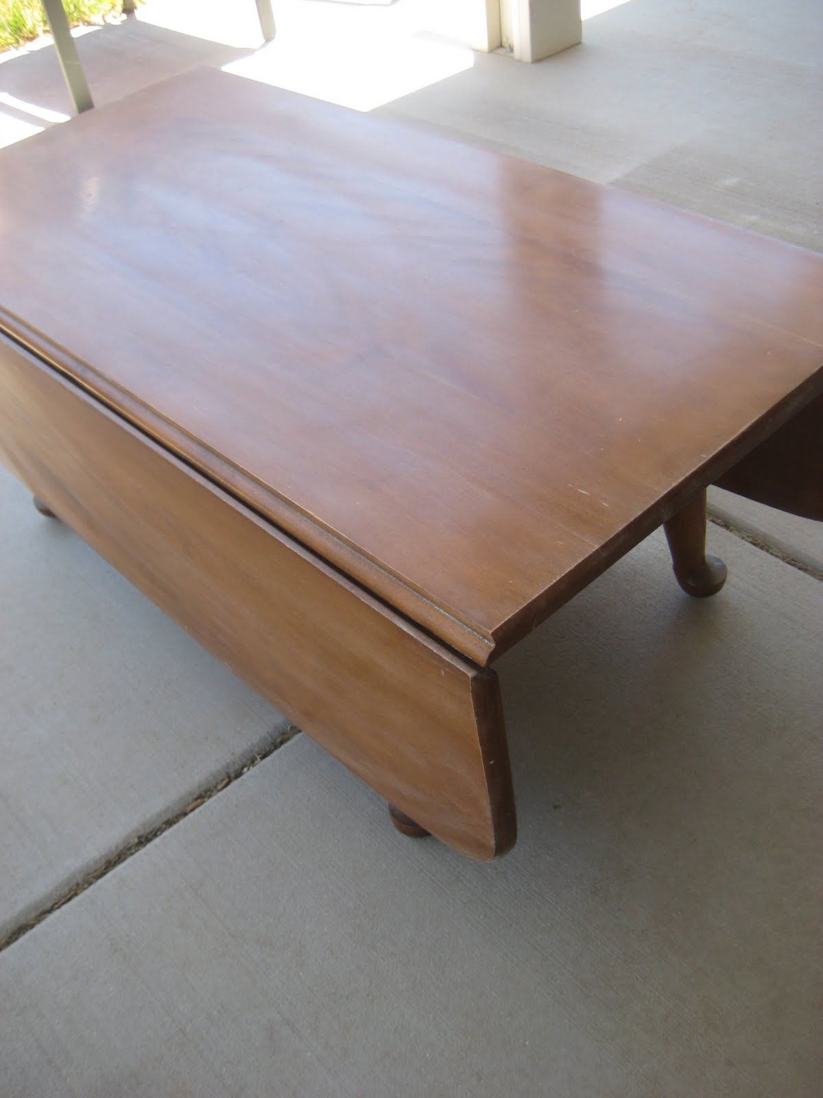 A Cozy Cup of Tea Vintage Drop Leaf Coffee Table