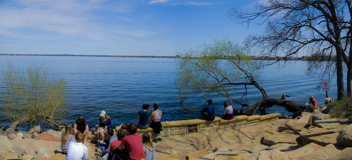 Wisconsin Explorer Walking to Picnic Point in Madison