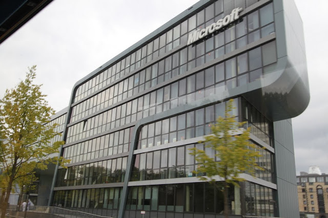 Microsoft building in unique building structure in Cologne, Germany Microsoft building in unique building structure in Cologne, Germany