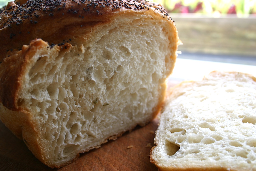 Belleau Kitchen thyme honey loaf with fresh thyme and poppy seeds