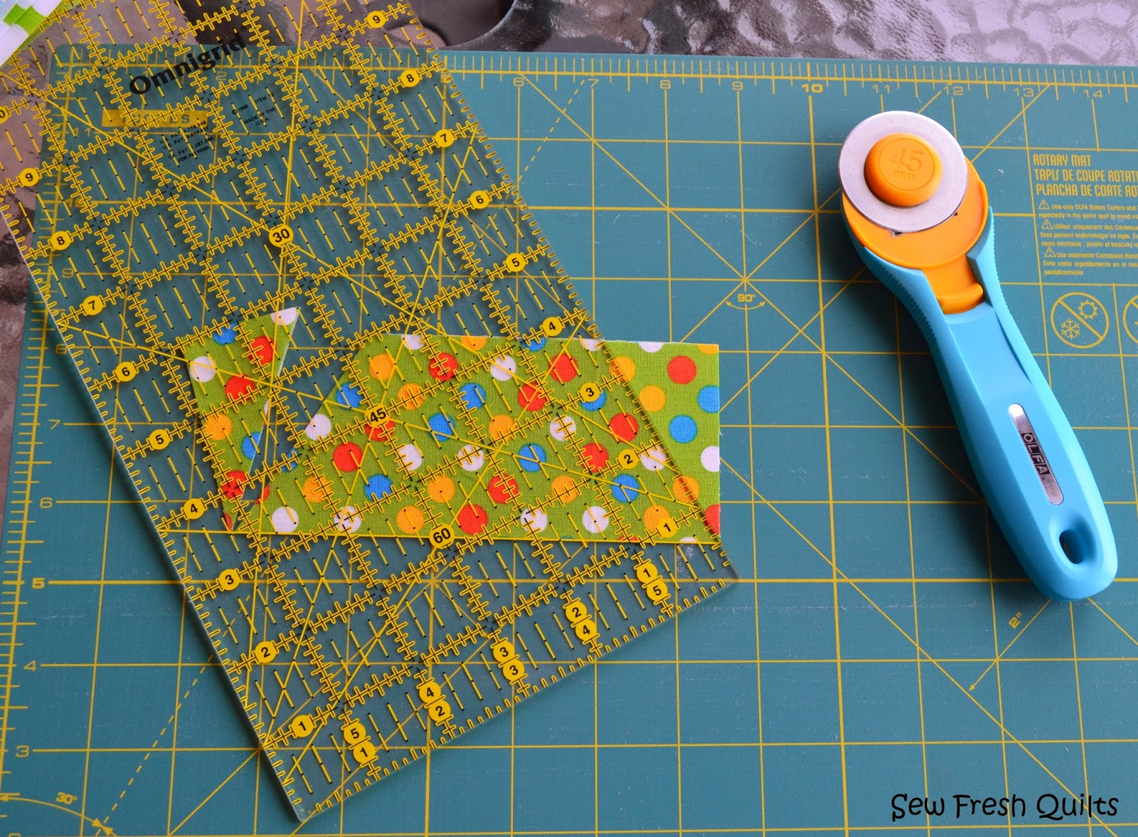 Sew Fresh Quilts Tutorial for Sewing Hexagons by Machine