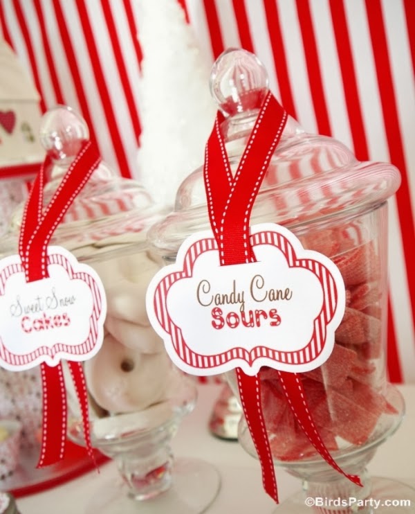 Baby Christmas Party Ideas Part - 21: Christmas Candyland Gingrebread Cookies Party Candy - BirdsParty.com