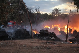 Doente mental provoca incêndio em Nampula