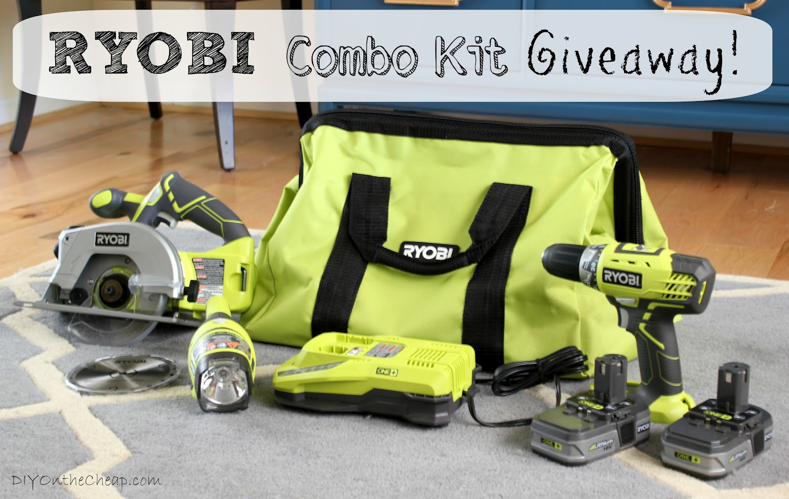 RYOBI Combo Kit Giveaway! Erin Spain
