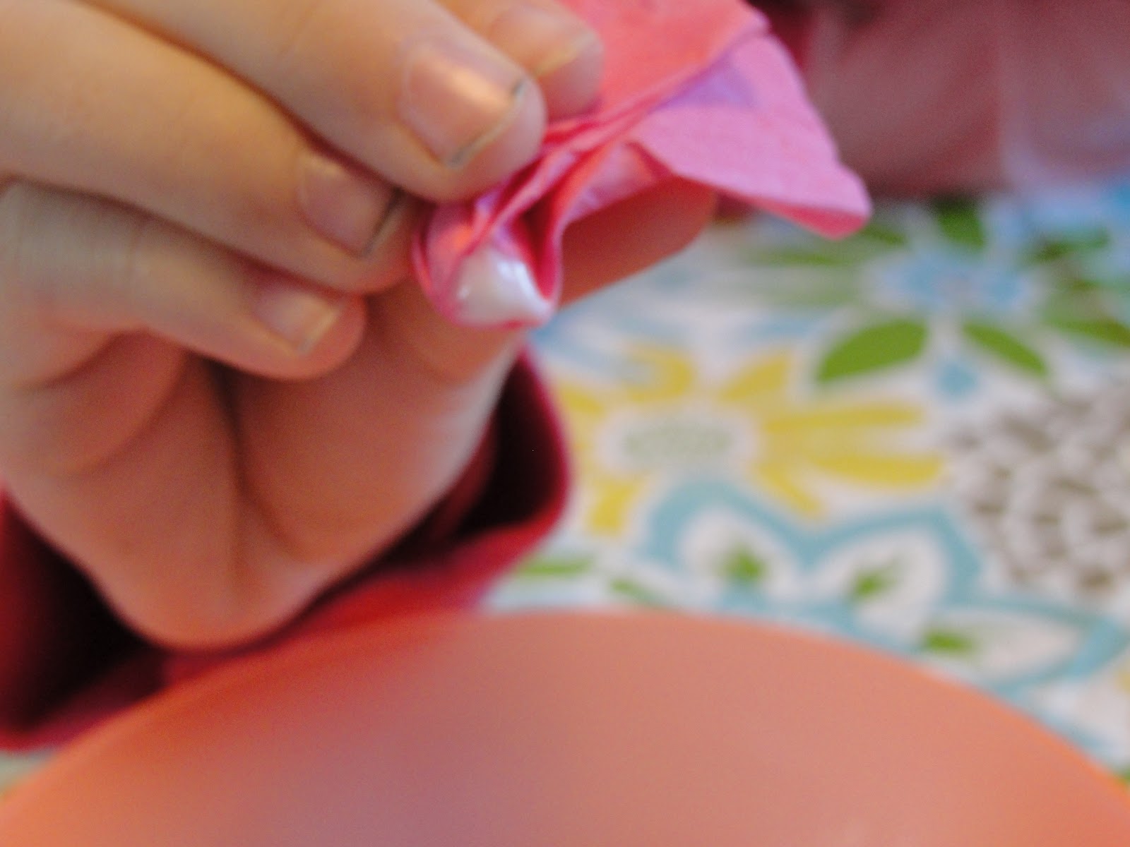 Simple Tissue Paper Easter Egg