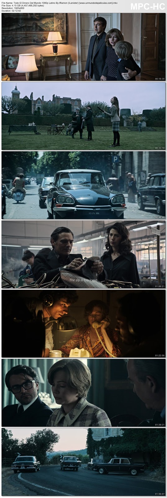 Capturas de la película.