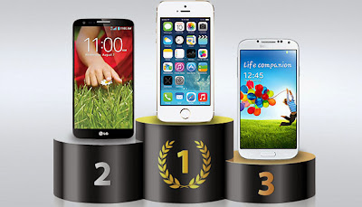 iPhone 5s Smartphone Tercepat Kalahkan LG G2 dan Galaxy S4