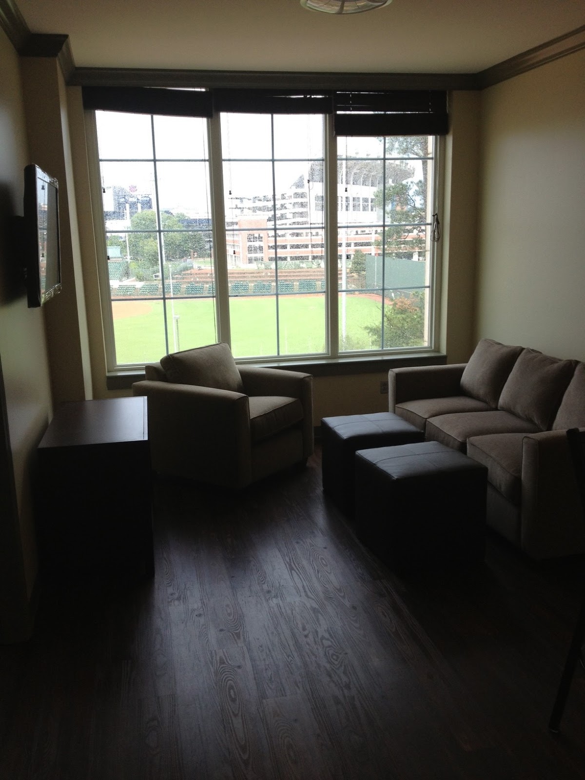 Auburn University South Donahue Residence Hall Bedroom and Living Area