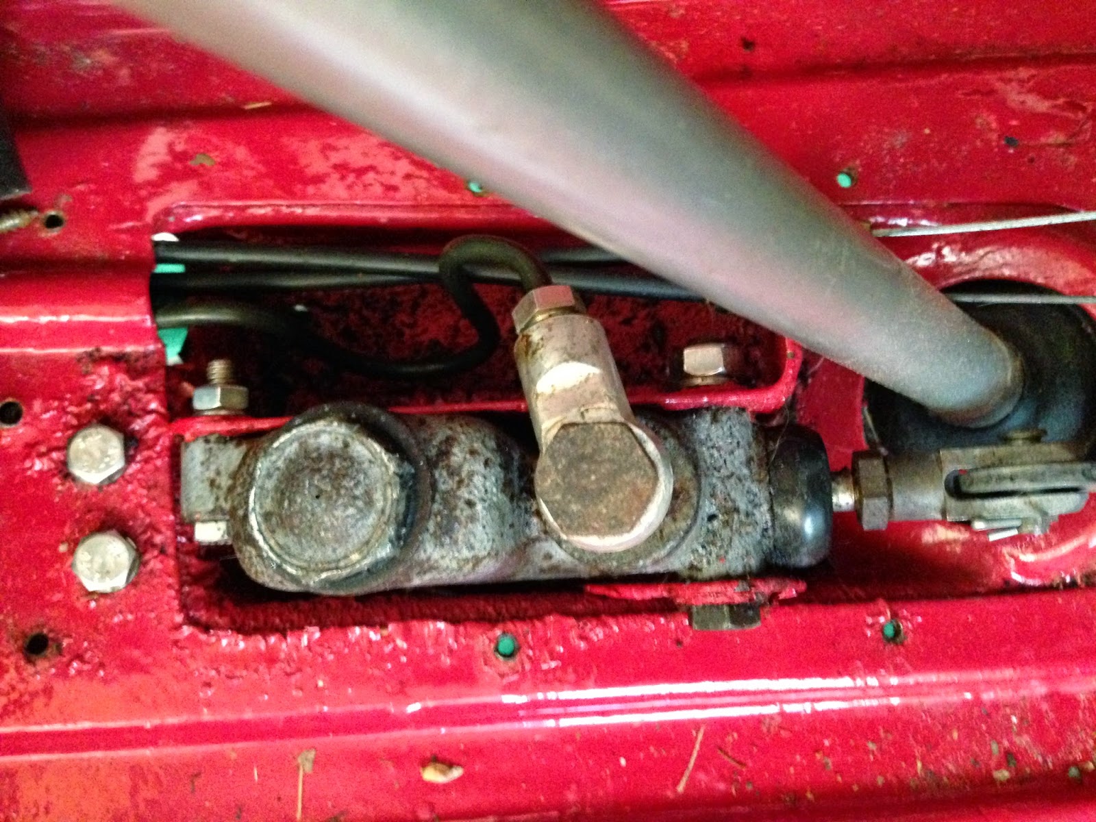 #Heinkel Master Cylinder with paint damage from DOT3 fluid Heinkel Cars and Scooters