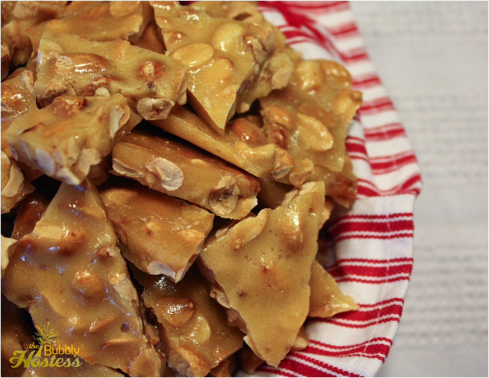 The Bubbly Hostess Peanut Brittle A Traditional Christmas Treat