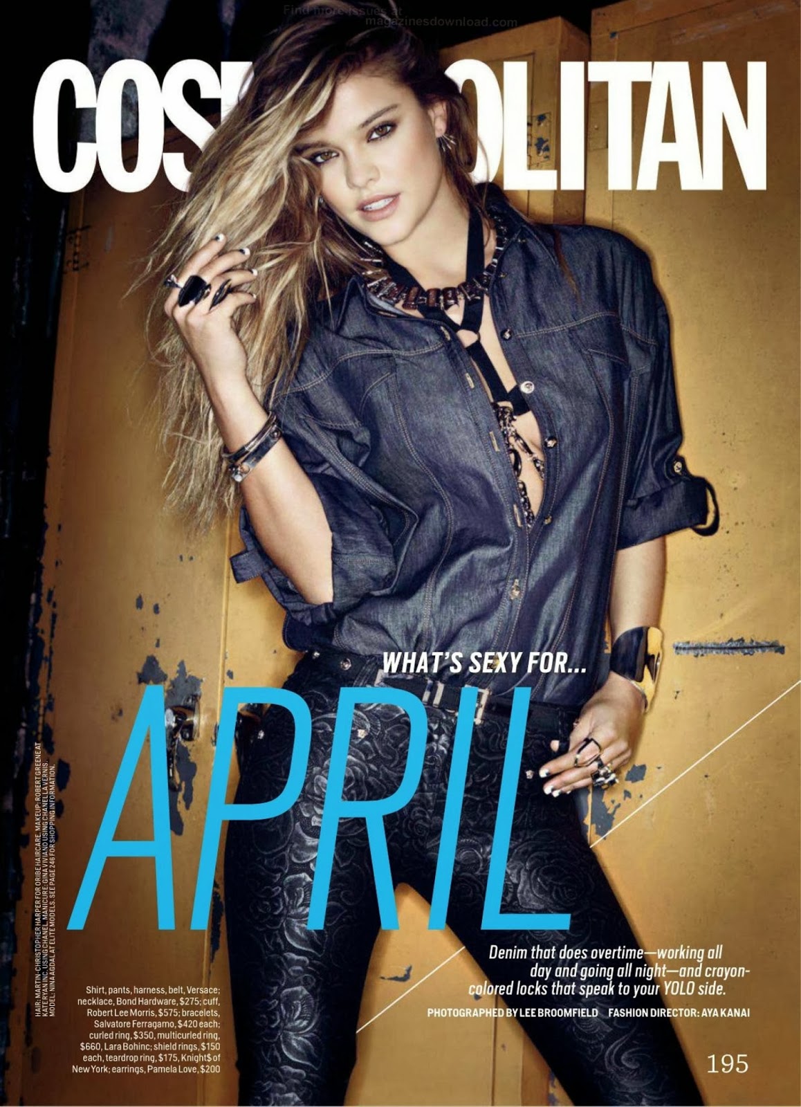 Nina Agdal HQ Pictures Cosmopolitan US Magazine Photoshoot April 2014