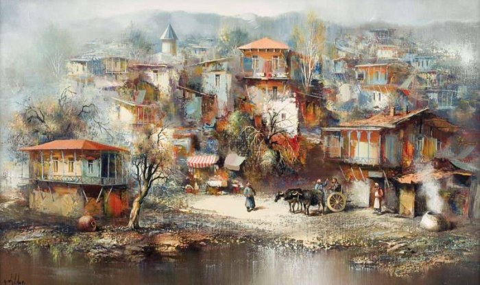 Грузинский художник. Важа Месхи