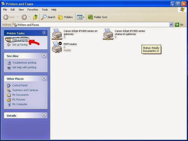 Cara Add A New Printer Pada Windows XP TauPintar Blog