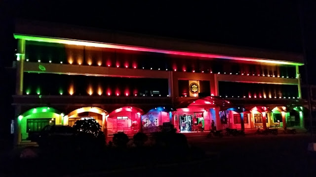 Christmas colors, lights at Polomolok Municipal Hall