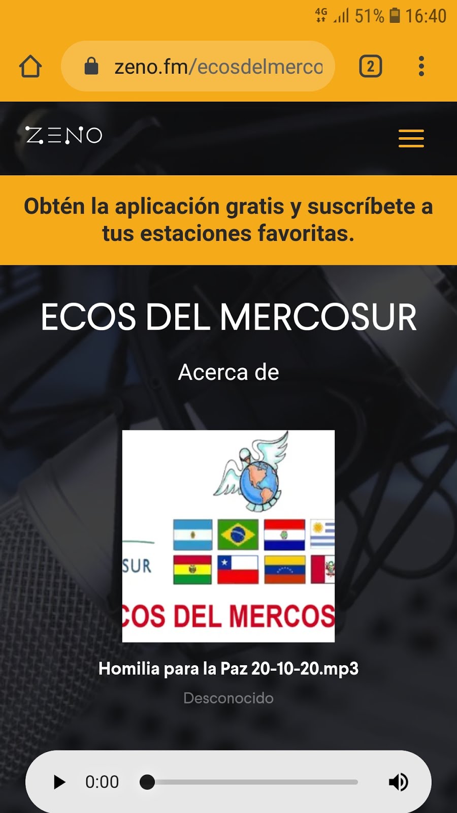 ECOS DEL MERCOSUR RADIO ONLINE