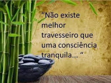 CONSCIÊNCIA TRANQUILA