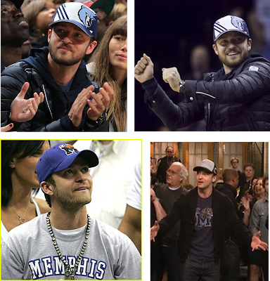 Memphis Grizzlies Fan Justin Timberlake