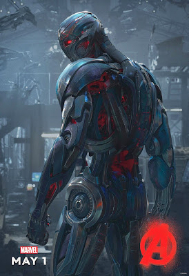 Ultron (played by James Spader) in new Avengers Age of Ultron poster
