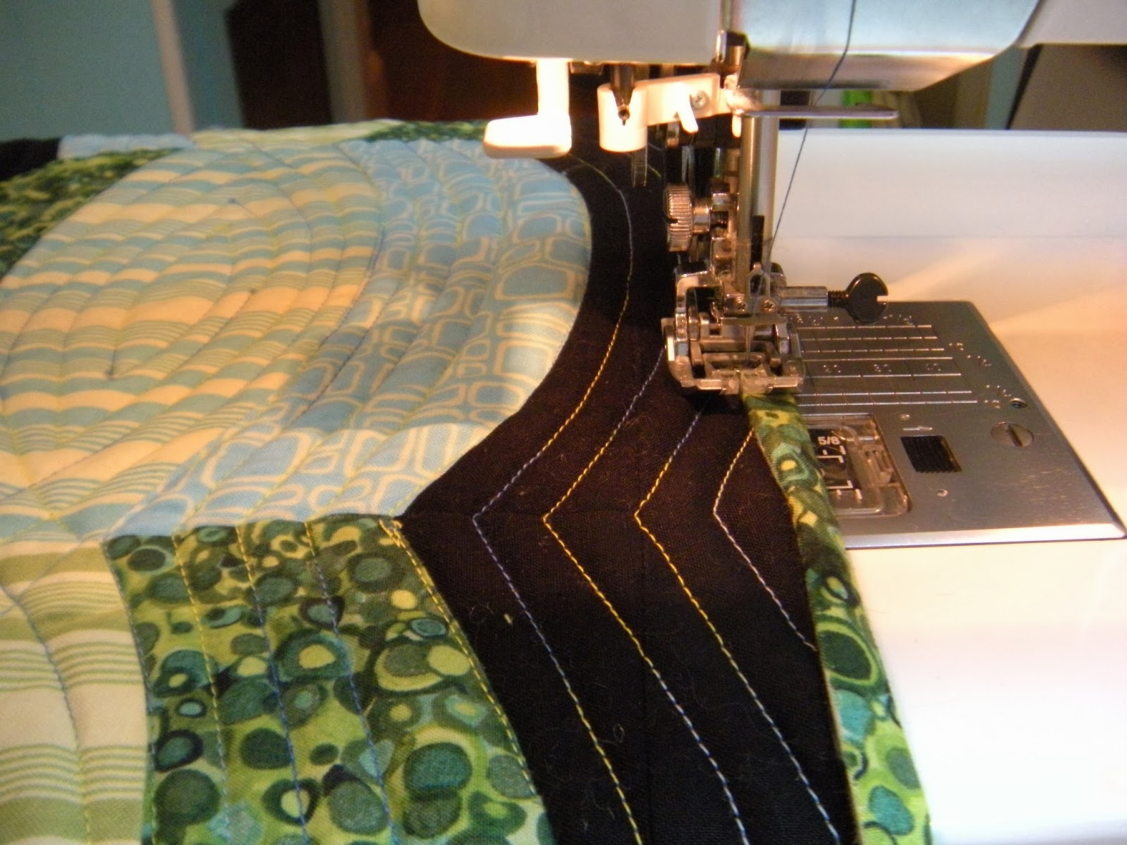 Life in the Scrapatch Quilting with Freezer Paper Templates