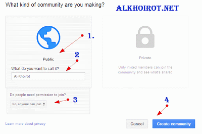 Pendaftaran Google Communities Komunitas