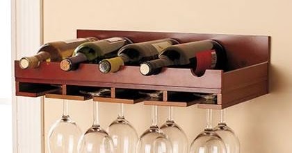 Ventas en Ebay y Mercadolibre: Cava Porta Botellas De Vino Y Copas Rack
