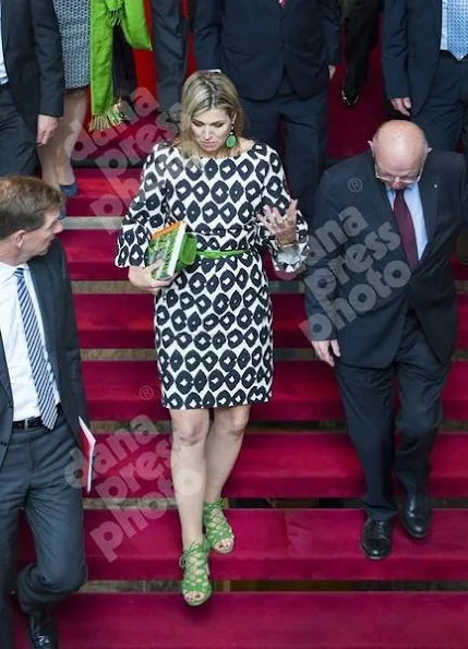 Queen Maxima attended the conference on ‘The Future of Farming and Food Security in Africa’ at the RABO-bank headquarters in Utrecht